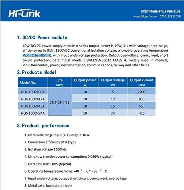Alt view image 5 of 5 - AJMRTC 24V to 5V Isolated DC-DC Power Module, 10W 2000mA Isolated DCDC Converter, Supports 5V 12V 15V 24V Output, Pack of 2 Pcs (10D2405A)