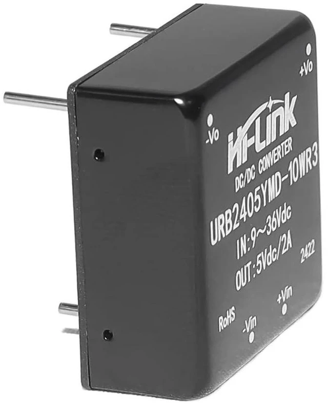 Alt view image 4 of 5 - AJMRTC 24V to 5V Isolated DC-DC Power Module, 10W 2000mA Isolated DCDC Converter, Supports 5V 12V 15V 24V Output, Pack of 2 Pcs (10D2405A)