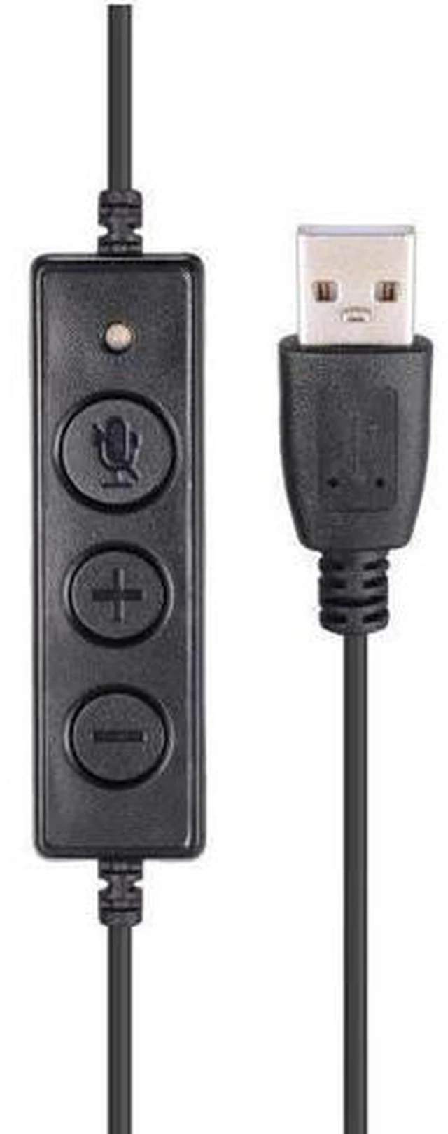 Alt view image 4 of 5 - AJMRTC QD Quick Disconnect Headset to USB Adapter Cable, Inline Volume & Mic Mute Control Cord for Call Center QD Headset, PC Laptop VOIP Softphone