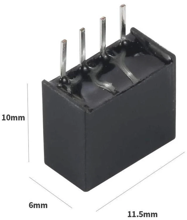 Alt view image 5 of 7 - AJMRTC HLK-1D0505A DC-DC Isolated Power Supply Module, 5V to 5V 1W 200mA, 88% High Efficiency SIP Mini Isolation Converter for SPI, Smart Home Switch, IoT Circuit (6 PCS)
