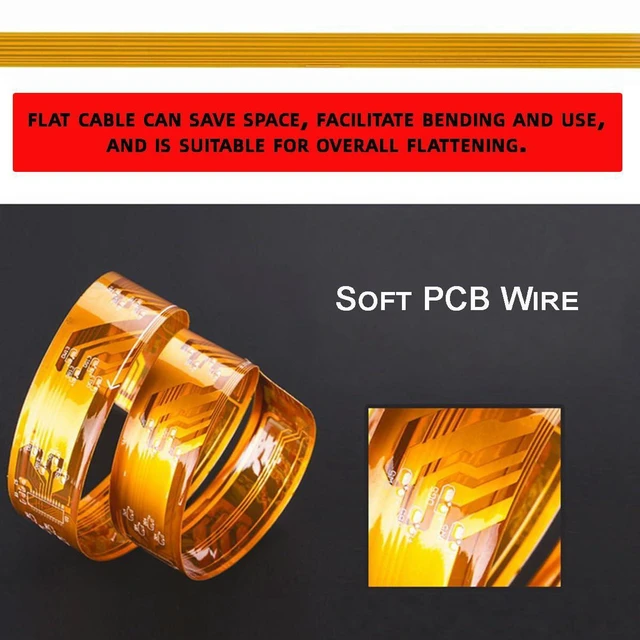 Alt view image 2 of 7 - AJMRTC Micro SIM to Nano SIM Extension Cable Kit, Male to Female Soft Flat FPC SIM Card Extender Cord, 10cm Flexible SIM Adapter for SIM Reader, Test Socket, Mobile Repair Testing