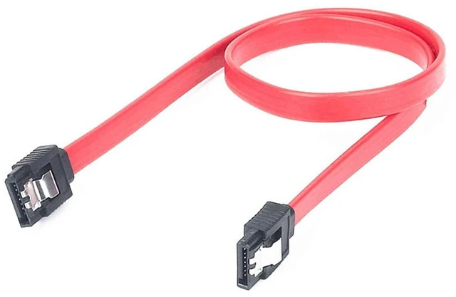 Alt view image 2 of 2 - AJMRTC SATA 2.0 Data Cables, 3Gbps SATA II HDD Signal Wire, 40CM Straight SATA Cable for Hard Drive, SSD, RAID Controller, Desktop PC, Red, Pack of 10