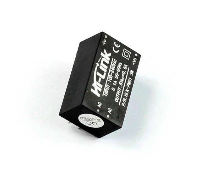 Alt view image 5 of 7 - AJMRTC HLK-PM01 AC-DC Isolated Switching Power Supply Module, 90-264V AC to 5V DC 3W 600mA Step-Down Converter, Low Ripple Isolated Power Board for Smart Home Switch, IoT Sensor, Relay Circuit (5 PCS)