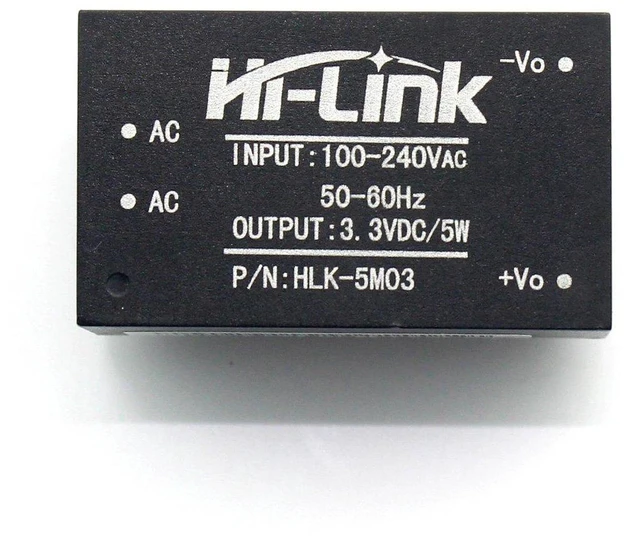 Alt view image 3 of 5 - AJMRTC HLK-5M03 AC-DC Isolated Switching Power Supply Module, 85-265V AC to 3.3V DC 5W Isolation Converter for Smart Home IoT Circuit
