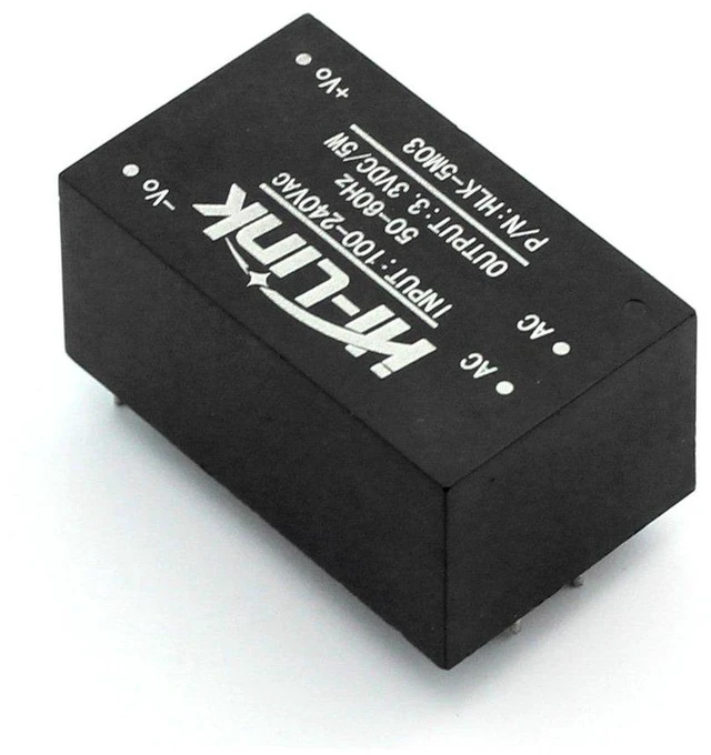 Alt view image 2 of 5 - AJMRTC HLK-5M03 AC-DC Isolated Switching Power Supply Module, 85-265V AC to 3.3V DC 5W Isolation Converter for Smart Home IoT Circuit