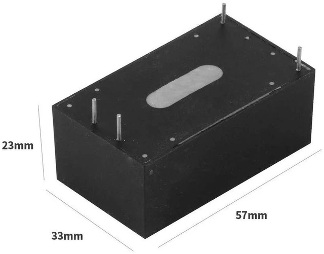 Alt view image 3 of 6 - AJMRTC 2 Pack HLK-20M05 AC-DC Step Down Power Supply Module, 90-265V AC to 5V DC 20W 4A Isolated Switching Power Converter for Smart Home, Sensor, Industrial Control