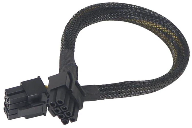 Main image of AJMRTC 8Pin to 6+2Pin GPU Power Cable, 30cm Proprietary Workstation Graphics Card Power Cord Compatible with Dell Precision T5810 T5820 for PCIe Video Card Upgrade
