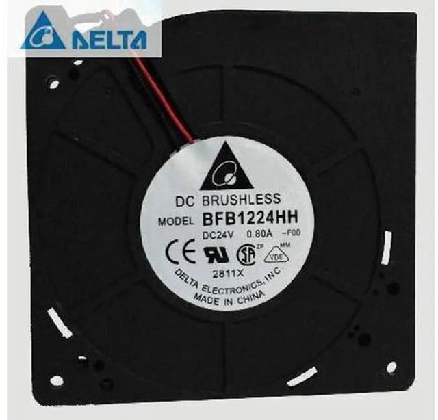 Main image of AJMRTC Centrifugal Blower Fan Replacement for Delta BFB1224HH, 12032 120x120x32mm, DC 24V 0.80A High Pressure Turbo Cooling Fan for Industrial Equipment