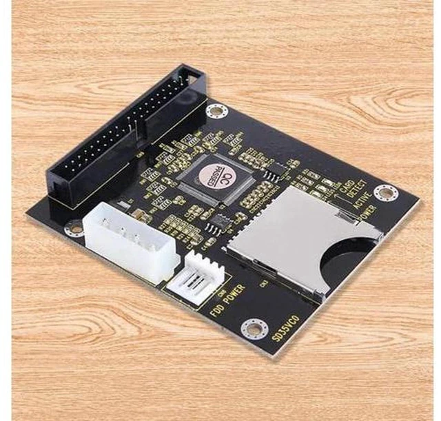 Alt view image 4 of 6 - AJMRTC SD to 3.5 Inch 40-Pin IDE Adapter Card, SD SDHC MMC to PATA IDE Hard Disk Converter, Bootable IDE Emulator for Vintage PC, Industrial CNC, POS, Arcade Machine