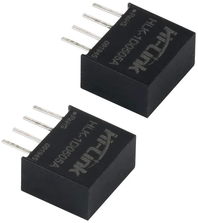Alt view image 2 of 7 - AJMRTC HLK-1D0505A DC-DC Isolated Power Supply Module, 5V to 5V 1W 200mA, 88% High Efficiency Small SIP Package Isolation Converter for SPI, Smart Home Switch, IoT Circuit, 10 PCS Pack