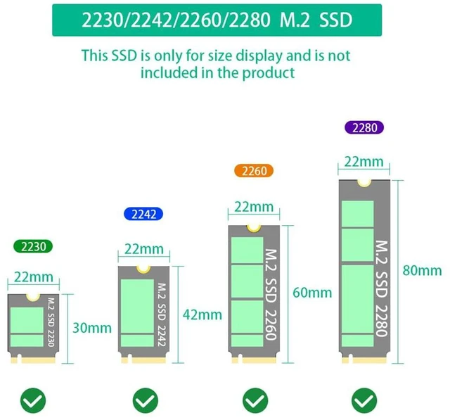 Alt view image 3 of 7 - AJMRTC M.2 NVMe / SATA-Bus SSD to SFF-8611 SFF-8612 & SATA Extension Adapter Card, USB-C Power Supply, Compatible with M.2 2230 2242 2260 2280 SSD for OCuLink, Storage Workstation, Server, DIY Build