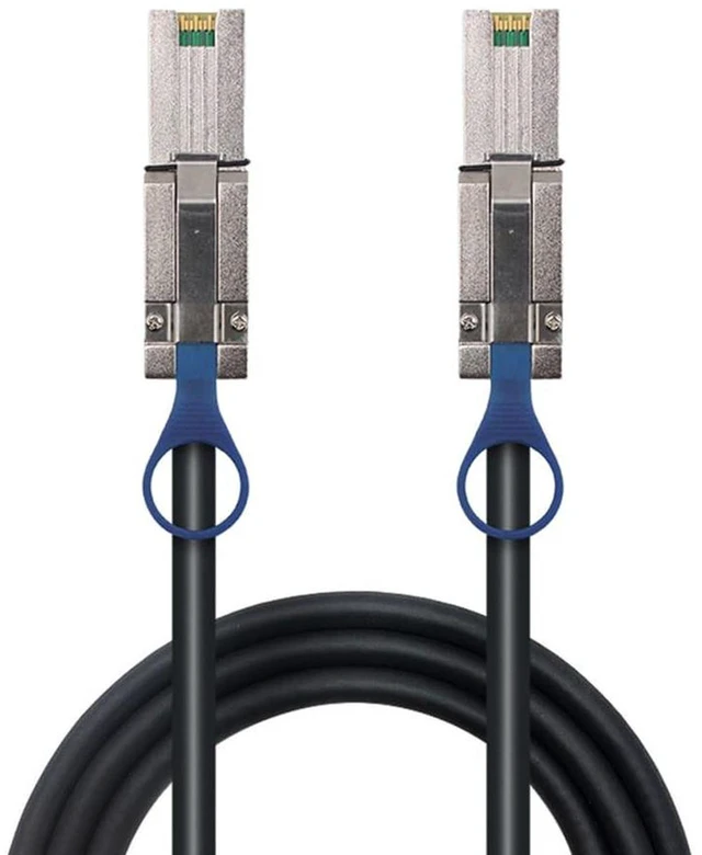 Alt view image 3 of 5 - AJMRTC Mini SAS HD SFF-8088 26Pin to SFF-8088 Server Overlay Cable, 50CM External 4-Lane SAS Cable for RAID Controller, HBA, JBOD, Storage Array Expansion
