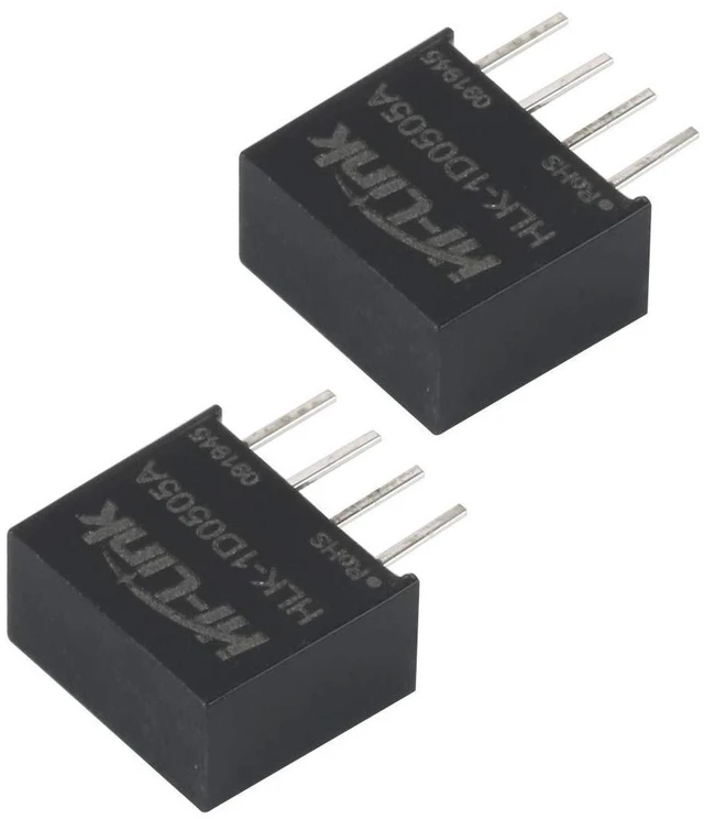 Alt view image 6 of 7 - AJMRTC HLK-1D0505A DC-DC Isolated Switching Power Supply Module, 5V to 5V 1W 200mA, 88% High Efficiency SIP Package Converter for Smart Home, SPI Communication Circuit (10 PCS)