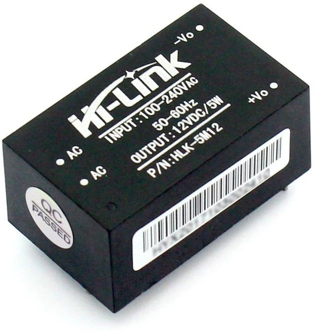 Alt view image 3 of 5 - AJMRTC HLK-5M12 AC-DC Isolated Switching Power Supply Module, 85-264V AC to 12V DC 5W 0.42A, Low Ripple Step Down Converter for Smart Home, IoT Sensor Circuit