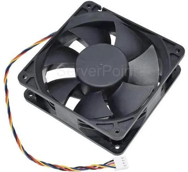 Alt view image 2 of 2 - AJMRTC 12038 Mining Cooling Fan Replacement for AAVID PSAD1A238BH, DC12V 1.75A 4Pin PWM High Airflow Fan for V9 B7 S9 Z9 Miner Server