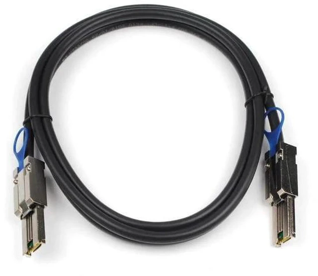 Alt view image 4 of 6 - AJMRTC Mini SAS 26Pin SFF-8088 to SFF-8088 External Cable, 2M / 6.6FT SAS 2.0 6Gbps High Speed Data Cord for RAID HBA Card, JBOD, Server Storage Enclosure