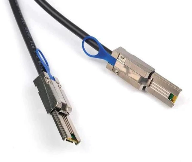 Alt view image 3 of 6 - AJMRTC Mini SAS 26Pin SFF-8088 to SFF-8088 External Cable, 2M / 6.6FT SAS 2.0 6Gbps High Speed Data Cord for RAID HBA Card, JBOD, Server Storage Enclosure