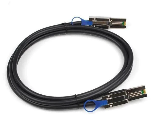 Alt view image 6 of 6 - AJMRTC Mini SAS 26Pin SFF-8088 to SFF-8088 External Cable, 2M / 6.6FT SAS 2.0 6Gbps High Speed Data Cord for RAID HBA Card, JBOD, Server Storage Enclosure