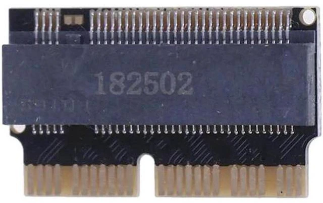 Main image of AJMRTC M.2 Key M PCIe X4 NGFF SSD Adapter Card for MacBook Air Mid 2013 2014 2015 A1465 A1466, Convert Standard M.2 M-Key PCIe NVMe / AHCI SSD to Fit MacBook Proprietary SSD Slot, Laptop Storage Upgra