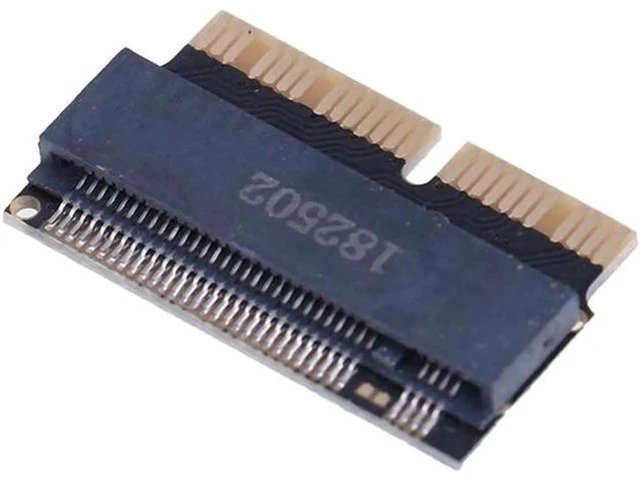 Alt view image 5 of 5 - AJMRTC M.2 Key M PCIe X4 NGFF SSD Adapter Card for MacBook Air Mid 2013 2014 2015 A1465 A1466, Convert Standard M.2 M-Key PCIe NVMe / AHCI SSD to Fit MacBook Proprietary SSD Slot, Laptop Storage Upgra