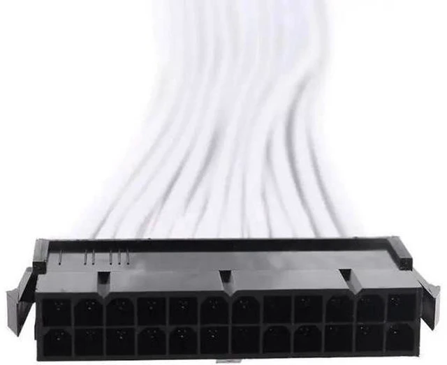 Alt view image 3 of 5 - AJMRTC PC Power Supply Extension Cable Kit, 24Pin ATX, 8Pin EPS CPU, 8Pin PCIe GPU, 6Pin PCIe Power Extension Cord, Braided Sleeved Power Cable for ATX PSU, BTC Mining Rig, Custom PC Modding