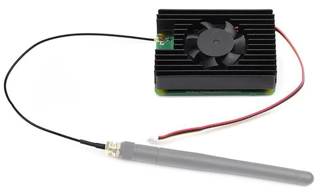 Alt view image 2 of 7 - AJMRTC CM5 5V PWM Cooling Fan Low Noise Heatsink Radiator M8011 Active Cooler for Raspberry Pi CM5 Module