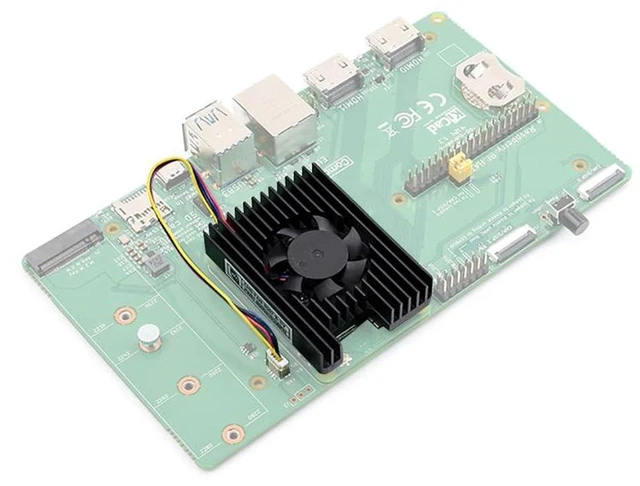 Alt view image 5 of 7 - AJMRTC CM5 5V PWM Cooling Fan Low Noise Heatsink Radiator M8011 Active Cooler for Raspberry Pi CM5 Module