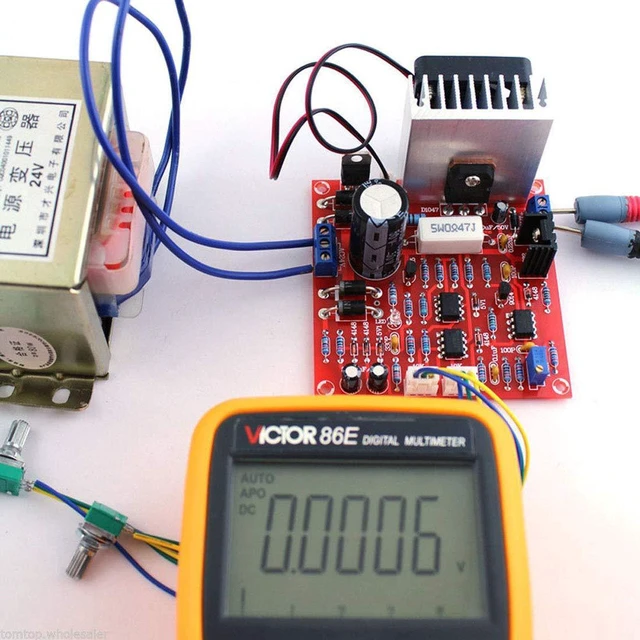 Alt view image 4 of 7 - AJMRTC 0-30V 2mA-3A Adjustable DC Regulated Power Supply DIY Kit, Constant Voltage Constant Current Module with Short Circuit Overcurrent Protection for Lab, Electronic Repair, DIY Circuit Testing