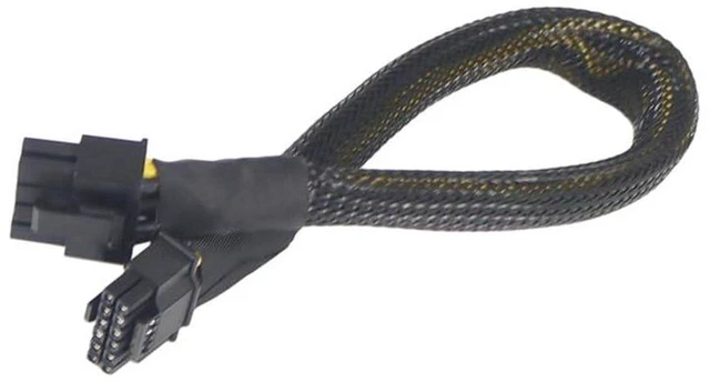 Main image of AJMRTC 8Pin to 16Pin 12VHPWR GPU Power Cable, 50cm PCIe 4.0 Converter Cord Compatible with Dell Precision T5810 T5820 Workstation for RTX 4090 Graphics Card Upgrade