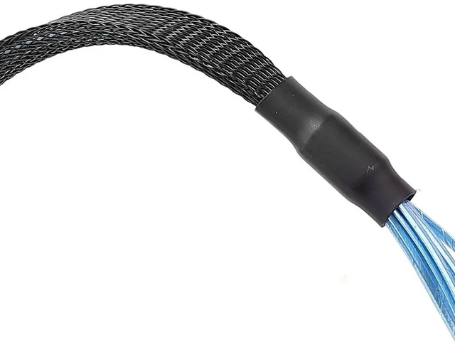Alt view image 4 of 7 - AJMRTC 100CM Mini SAS HD SFF-8643 to 4×SFF-8482 29Pin Breakout Cable, 12Gbps High Speed Server RAID Cord for SAS HDD, SAS SSD, RAID HBA, Storage Backplane, NAS
