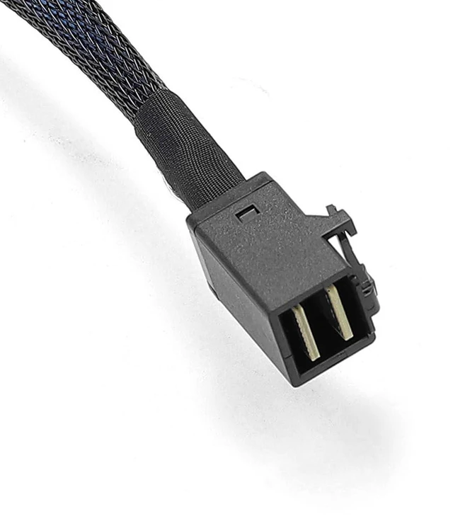 Alt view image 7 of 7 - AJMRTC 100CM Mini SAS HD SFF-8643 to 4×SFF-8482 29Pin Breakout Cable, 12Gbps High Speed Server RAID Cord for SAS HDD, SAS SSD, RAID HBA, Storage Backplane, NAS