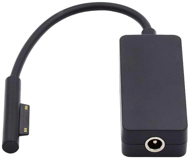 Main image of AJMRTC 65W DC 5.5x2.5mm Jack to Surface Charging Cable, 20V 15V-24V Adjustable Power, Compatible with Surface Pro3/4/5/6/7/8/9, Surface Book Pro
