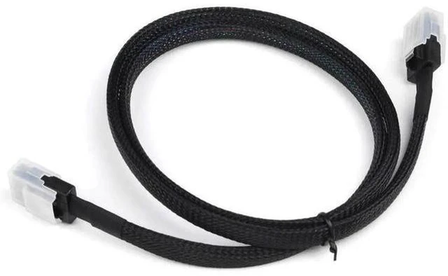 Main image of AJMRTC 2PCS Internal Mini SAS 36-Pin SFF-8087 to SFF-8087 Cable, 1M (3.3FT), 12Gbps SAS 3.0 Server Storage Cable for RAID Controller, HBA, Hard Drive Backplane