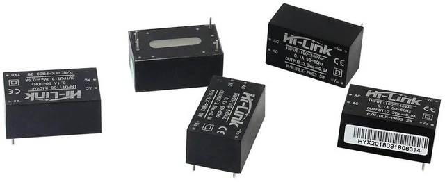 Alt view image 3 of 6 - AJMRTC HLK-PM03 AC-DC Isolated Power Supply Module, 220V AC to 3.3V DC Step Down Buck Converter, Intelligent Household Switch Power Module, 3W Output, Pack of 5