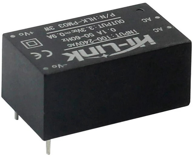 Alt view image 5 of 6 - AJMRTC HLK-PM03 AC-DC Isolated Power Supply Module, 220V AC to 3.3V DC Step Down Buck Converter, Intelligent Household Switch Power Module, 3W Output, Pack of 5