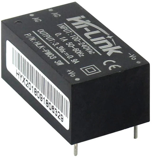 Alt view image 4 of 6 - AJMRTC HLK-PM03 AC-DC Isolated Power Supply Module, 220V AC to 3.3V DC Step Down Buck Converter, Intelligent Household Switch Power Module, 3W Output, Pack of 5