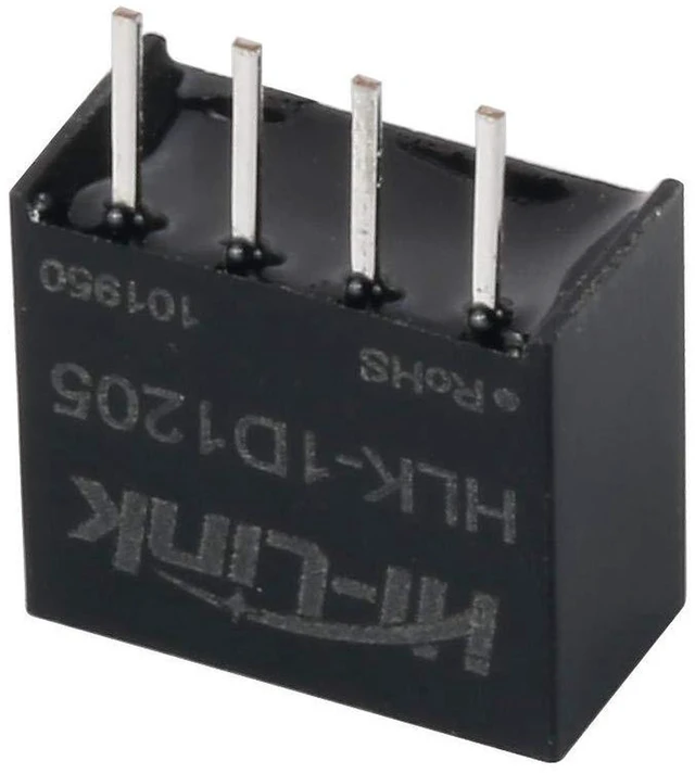 Alt view image 2 of 6 - AJMRTC HLK-1D1205 DC-DC Isolated Switching Power Module, DC12V to 5V 1W 200mA Step Down Converter for Smart Home Sensor Control Circuit, Pack of 10PCS