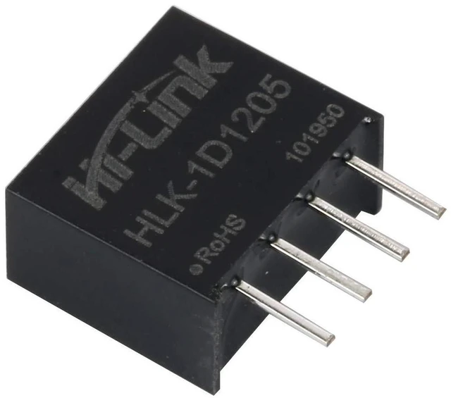 Alt view image 6 of 6 - AJMRTC HLK-1D1205 DC-DC Isolated Switching Power Module, DC12V to 5V 1W 200mA Step Down Converter for Smart Home Sensor Control Circuit, Pack of 10PCS