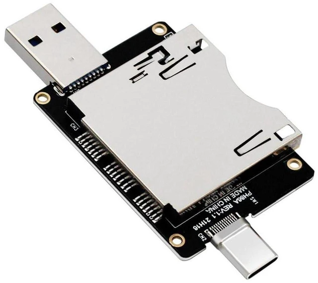 Main image of AJMRTC USB3.1 Gen2 10Gbps CFexpress Type B Card Reader Adapter, CFexpress B Memory Card Reader With USB-A + USB-C Dual Plug for Camera Photo Video Data Transfer Laptop Desktop