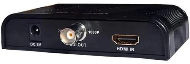Alt view image 3 of 6 - AJMRTC Mini HDMI to SDI Converter, HDMI Embedded Audio to SD-SDI HD-SDI 3G-SDI Video Adapter, 720P 1080P@60Hz Auto Detection for Broadcast Camera, Monitor, Video Switcher