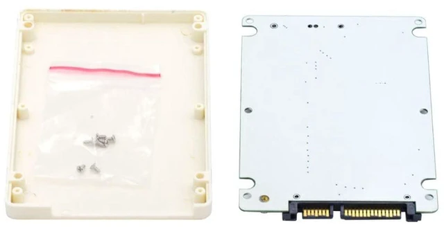 Alt view image 5 of 7 - AJMRTC 17+7Pin Mac SSD to 2.5 Inch SATA Enclosure Adapter Case, 6Gbps SATA III, for 2012 MacBook Pro Retina A1398 A1425 iMac Original SSD, External Storage Converter