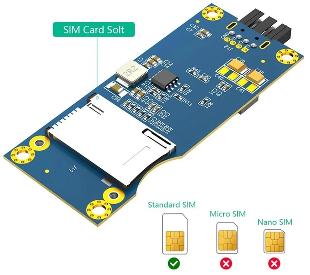 Alt view image 7 of 7 - AJMRTC Mini PCI-E to USB 2.0 Adapter with SIM Card Slot, Horizontal USB Design, 6Pin / 8Pin SIM Socket for WWAN LTE 3G 4G Cellular Module Test & Deployment