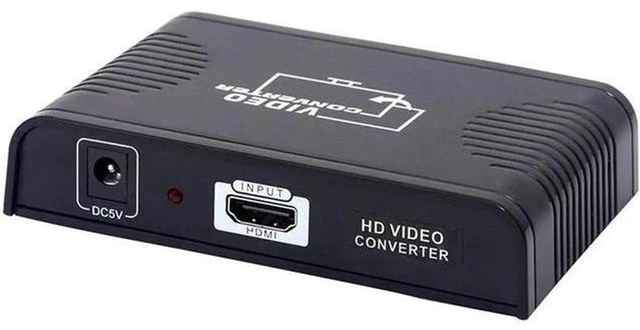 Alt view image 2 of 5 - AJMRTC 1080P HDMI to SCART Converter, Digital HDMI to Analog CVBS Stereo Audio Video Adapter with USB Power Cable, PAL NTSC Switchable for HD TV, DVD Player, Set-Top Box