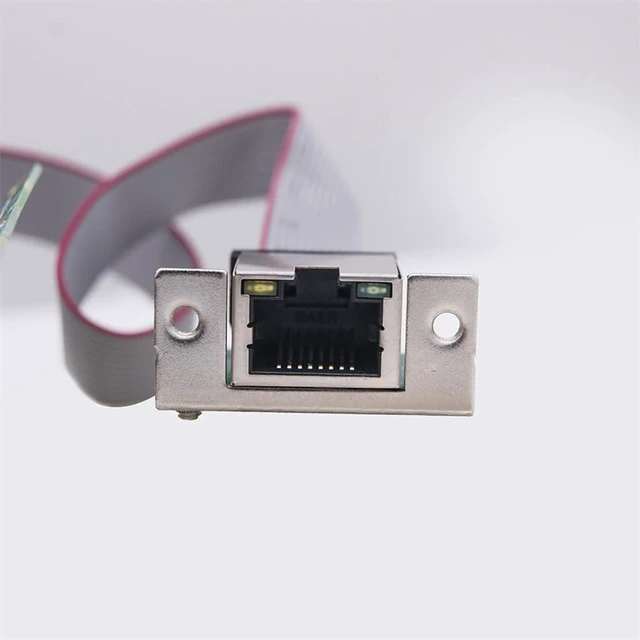 Alt view image 4 of 7 - AJMRTC M.2 A+E Bent Pin / Mini PCIe to Single RJ45 Gigabit Ethernet Network Card, 10/100/1000Mbps PCIe LAN Adapter for Server, Soft Router, Industrial Embedded PC