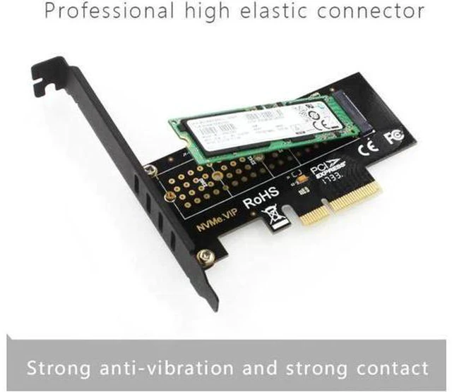 Alt view image 2 of 5 - AJMRTC M.2 NGFF NVMe SSD to PCIe X4 Adapter Card, M Key Interface Storage Expansion Card, PCI Express 3.0 X4 32Gbps, Supports 2242 2260 2280 NVMe SSD for Desktop PC Workstation NAS