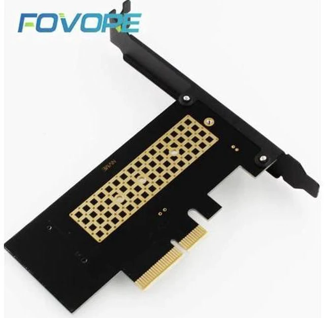 Alt view image 5 of 5 - AJMRTC NGFF M.2 M Key NVMe SSD to PCIe 3.0 X4 Adapter Card, PCI Express 3.0 M2 Riser Expansion Card, 32Gbps, Supports 2242 2260 2280 NVMe SSD for Desktop PC Workstation NAS Storage Upgrade