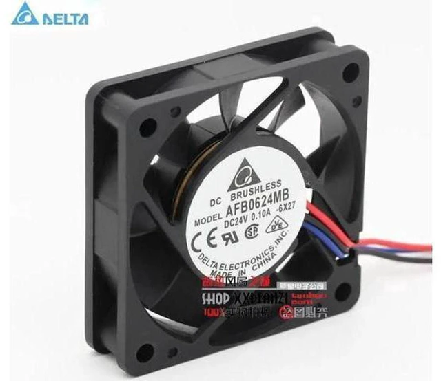 Main image of AJMRTC Delta AFB0624MB 6015 DC 24V Cooling Fan, 60x60x15mm 0.10A 3500RPM Ball Bearing Quiet Cooling Fan for Server, Inverter, Industrial Power Supply