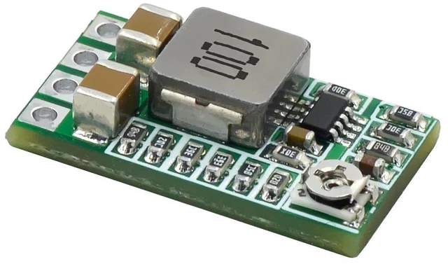Alt view image 3 of 6 - AJMRTC 10pcs Mini DC-DC Buck Converter Step Down Power Module, 12V-24V Input to 5V 3A Fixed Output, Efficient Voltage Regulator Board for DIY Electronics, LED, Raspberry Pi, MCU