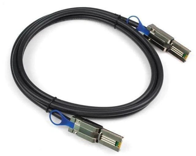 Alt view image 2 of 6 - AJMRTC Mini SAS 26Pin SFF-8088 to SFF-8088 External Cable, 2M (6.6FT), SAS 2.0 6Gbps, for Server RAID Card, JBOD Storage Enclosure, DAS Array Connection