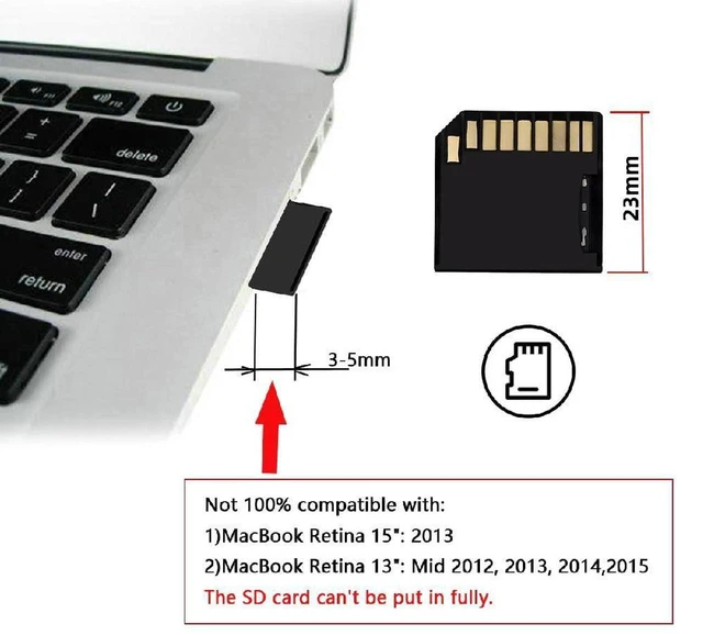 Alt view image 3 of 7 - AJMRTC 5 Pack Micro SD TF T-Flash to SD Card Adapter, Low Profile Short Body Flush Mount Converter, Storage Expansion for MacBook Laptop SD Slot, Supports SDHC SDXC UHS-I MicroSD Memory Cards